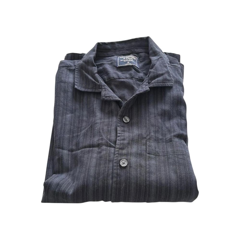 Abercrombie And Fitch Long-Sleeves Striped Button-Up Shirt Sz M